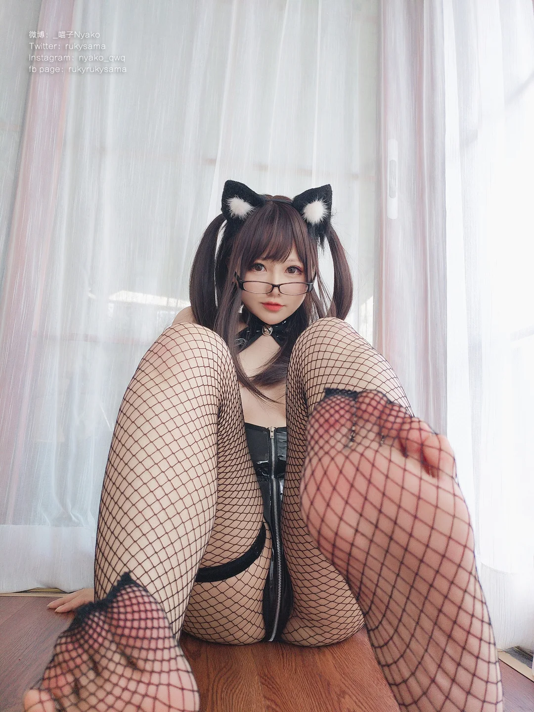 Nyako喵子 - 自撮り8 漆皮猫女郎 [61P,1V-390MB] tg@simisebaisi 【丝足阁】030.webp